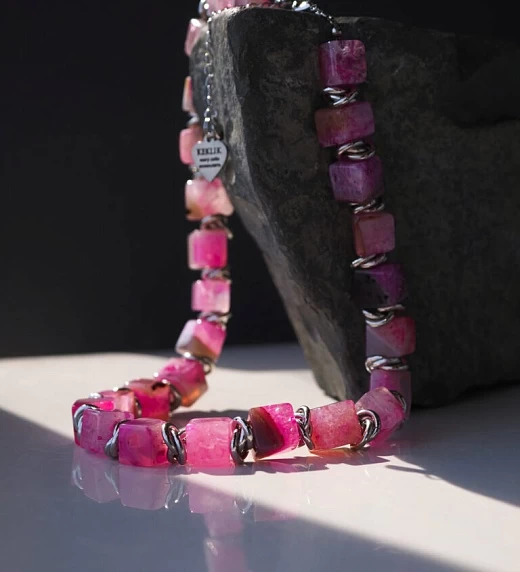 Чокер женский из Агата №1