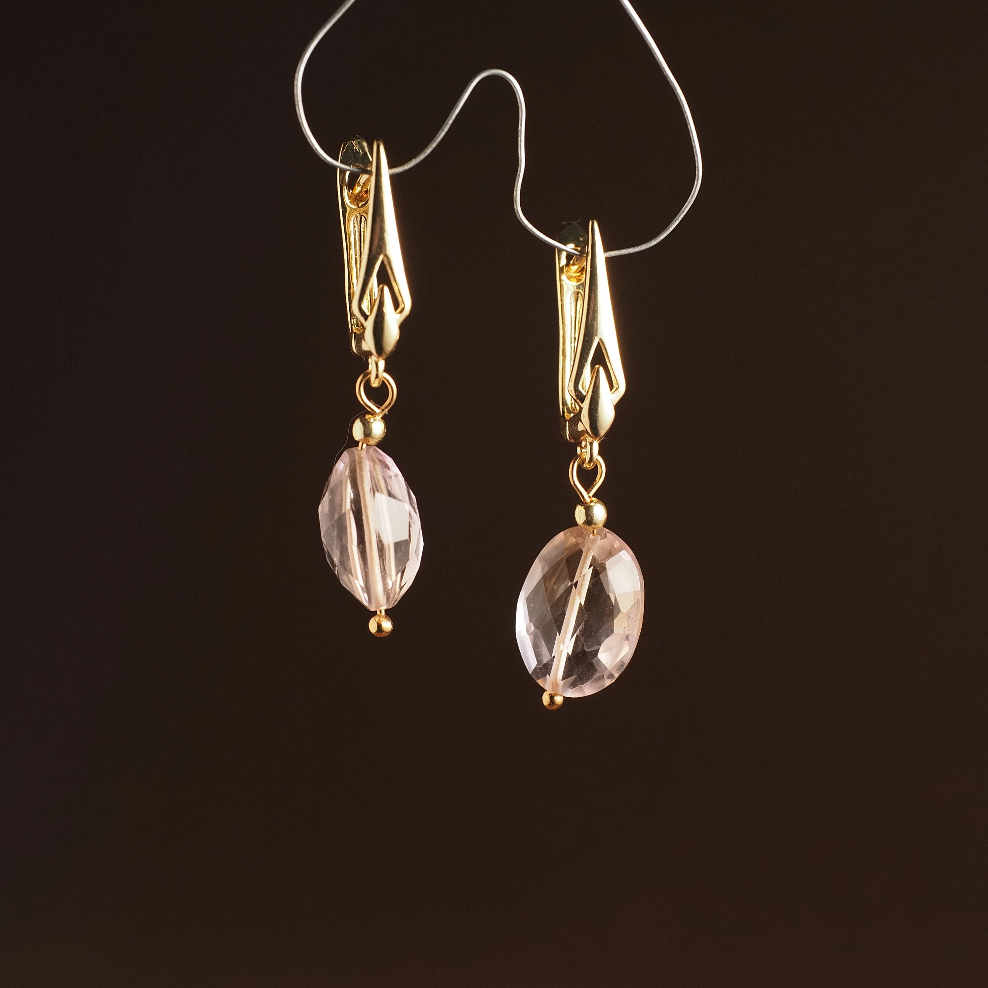 Серьги из Аметрина