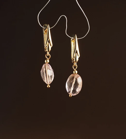 Серьги из Аметрина