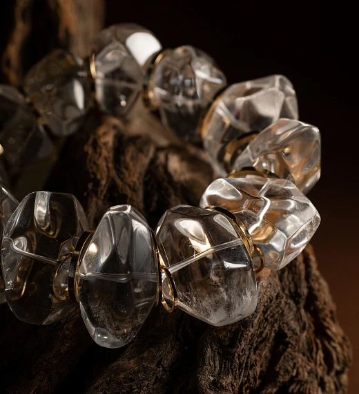 Браслет женский из Горного хрусталя №2